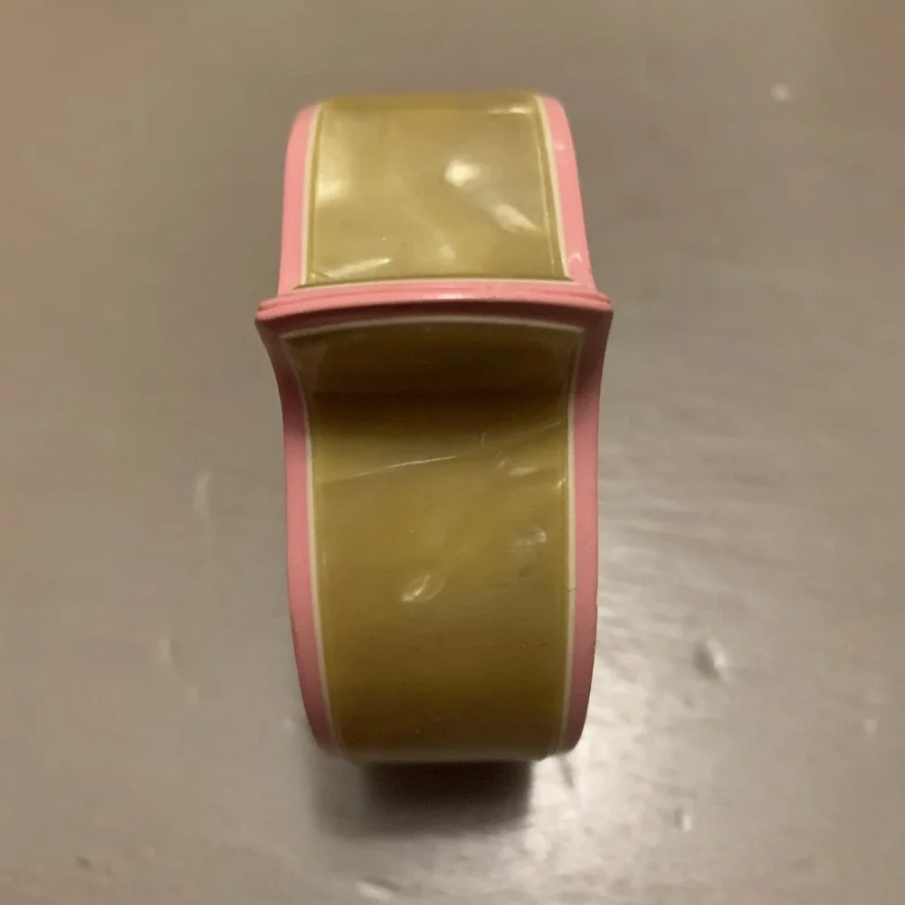 Antique Vintage Hand Painted Celluloid Crib Blanket Clip